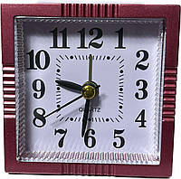 Настольные часы-будильник красные XD-794