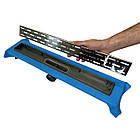 Душовий канал з горизонтальним фланцем, решітка "Дощ" 80 см, душовий Трап з подвійним гідрозатворів, фото 5