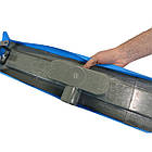 Душовий канал з горизонтальним фланцем, решітка "Дощ" 80 см, душовий Трап з подвійним гідрозатворів, фото 7