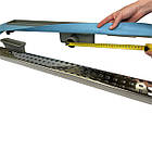 Лінійний трап Mertinoks з горизонтальним фланцем, решітка "Квадрат" 80 см, Душовий канал з візерунком квадрат, фото 3