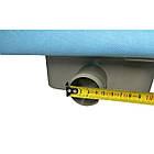 Лінійний трап Mertinoks з горизонтальним фланцем, решітка "Квадрат" 80 см, Душовий канал з візерунком квадрат, фото 6