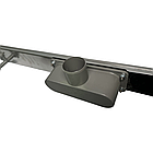 Душовий канал без фланця 80 см решітка "Дощ", Каналізаційний трап з подвійним гідрозатвором, фото 5