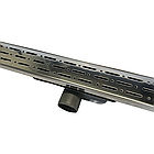 Душовий канал без фланця 80 см решітка "Дощ", Каналізаційний трап з подвійним гідрозатвором, фото 10