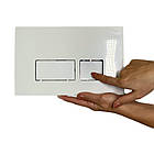 Клавіша змиву white 0042 біла, фото 3