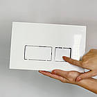 Клавіша змиву white 0042 біла, фото 8