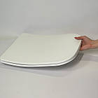 Сидіння для унітазу з термопласту з кришкою з мікроліфтом Canto 0339, Високоякісне туалетне сидіння, фото 4