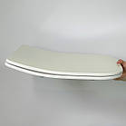 Сидіння для унітазу з термопласту з кришкою з мікроліфтом Canto 0339, Високоякісне туалетне сидіння, фото 6