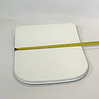 Сидіння для унітазу з термопласту з кришкою з мікроліфтом Canto 0339, Високоякісне туалетне сидіння, фото 7