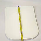 Сидіння для унітазу з термопласту з кришкою з мікроліфтом Canto 0339, Високоякісне туалетне сидіння, фото 8