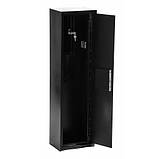 Збройовий сейф на 2 рушниці ШОЕ-1400 чорний, фото 3