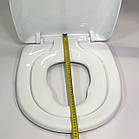 Кришка для унітазу з дитячим сидінням на магніті Universal 0340, Туалетне сидіння з функцією мікроліфт, фото 9