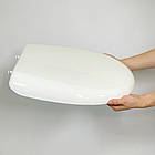 Кришка для унітазу з дитячим сидінням на магніті Universal 0340, Туалетне сидіння з функцією мікроліфт, фото 10