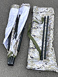 Розкладушка НАТО складане ліжко для військових. Розкладачка армійська до 200кг, фото 3
