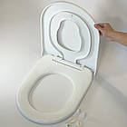 Сидіння 2в1 з термопласту Twin 0350, Сидіння для унітазу з дитячою накладкою для привчання до туалету, фото 3