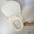 Сидіння 2в1 з термопласту Twin 0350, Сидіння для унітазу з дитячою накладкою для привчання до туалету, фото 4