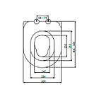 Сидіння 2в1 з термопласту Twin 0350, Сидіння для унітазу з дитячою накладкою для привчання до туалету, фото 5