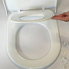 Сидіння 2в1 з термопласту Twin 0350, Сидіння для унітазу з дитячою накладкою для привчання до туалету, фото 7