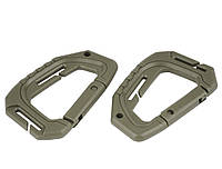 Карабін тактичний пластиковий Sturm Mil-Tec Tactical Carabiner Molle (2 шт.), Olive