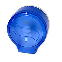Диспенсер для туалетной бумаги стандарт с нижним вытяжением ( Прозрачный голубой)