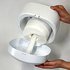 Великий диспенсер для туалетного паперу з боковим витягуванням пластиковий (Чорний), фото 6