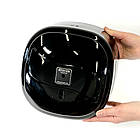 Великий диспенсер для туалетного паперу з боковим витягуванням пластиковий (Чорний), фото 3