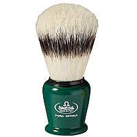 Помазок для гоління Omega 80257 на підставці (зелений)