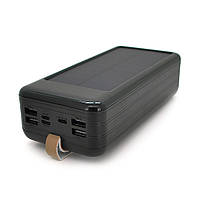 Power bank 80000 mAh Solar, KKD-8W, Input: 5V/2.1A, Output: 5V /2.1A, Black, BOX