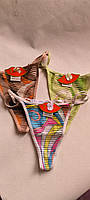 Труси-стринги Серце смужка жіночі 40-46 Thier mengqi