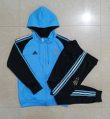 Спортивний костюм чоловічий футбольний Аргентина чорно голубий Adidas Argentina 2023