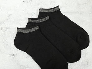 Жіночі шкарпетки Luxe Bambu короткі з люрексом (36-40) №BL3010, фото 2