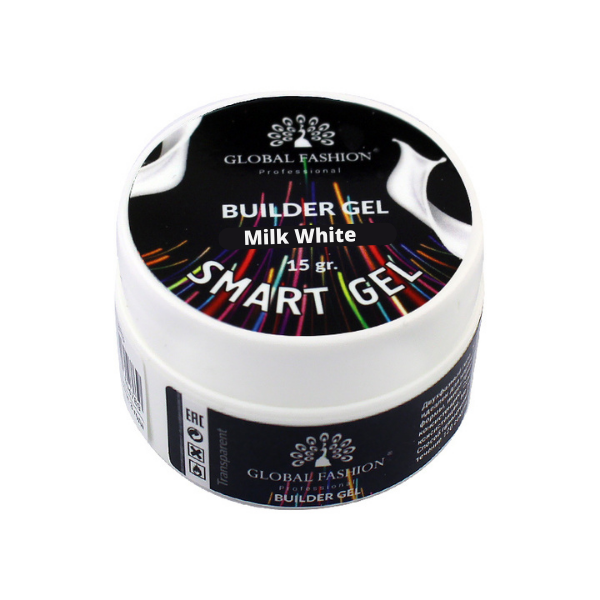 Smart Gel Global Fashion 15 гр., milk white