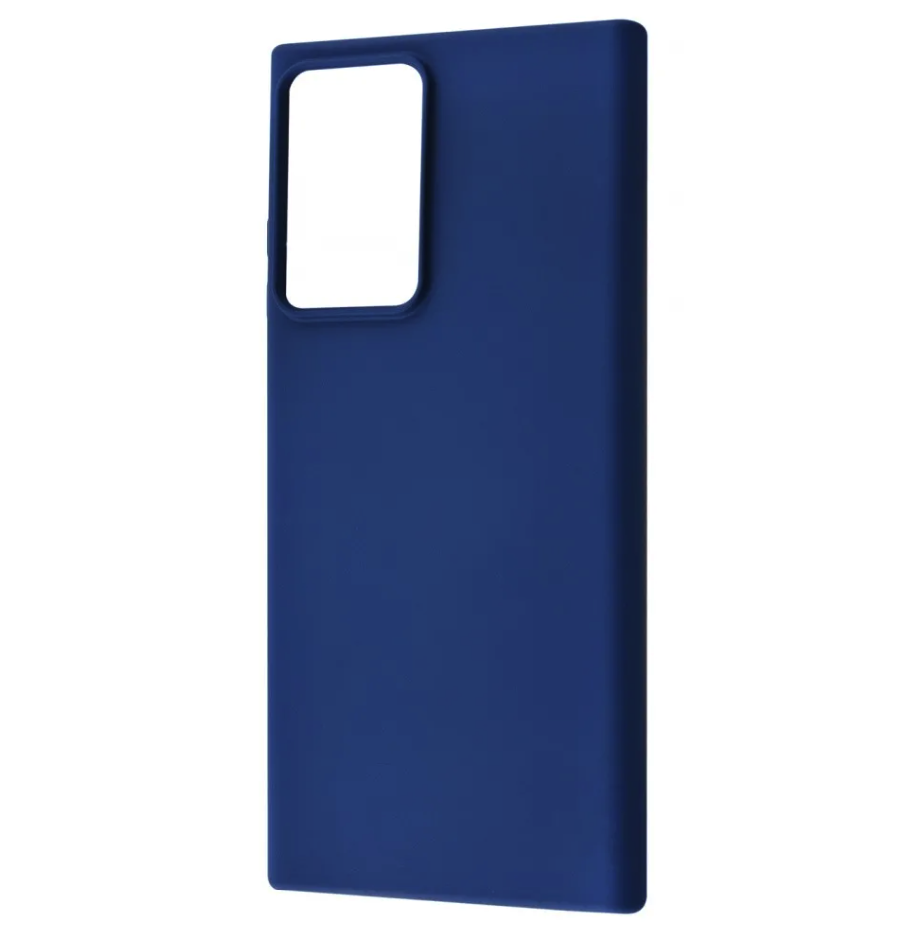 Чохол накладка Silicon Case Full Cover для Samsung Note 20 Ultra Galaxy N985 Blue/Синій