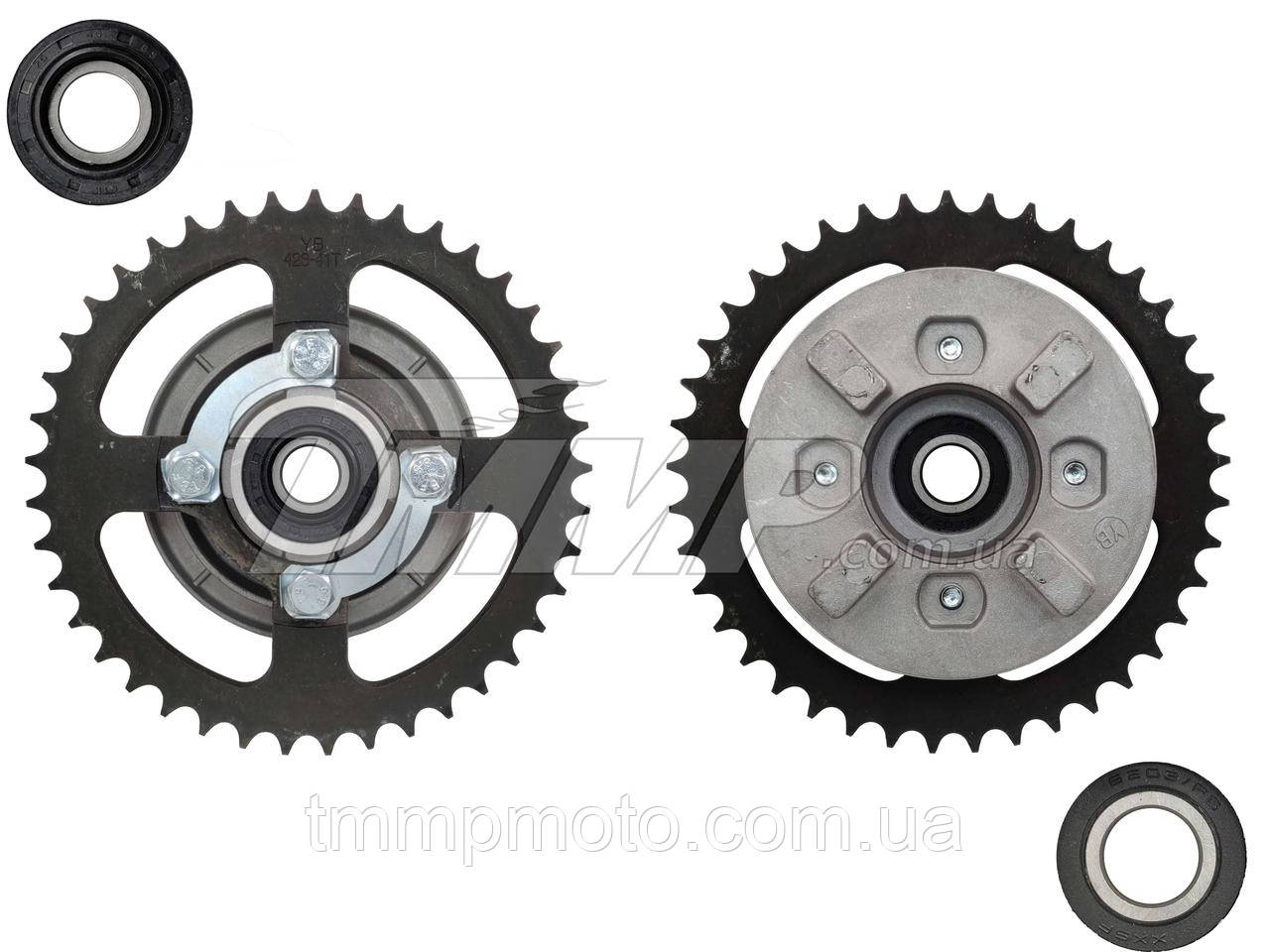 Демпфер Альфа Дельта в сборе с звездой и сальником шаг 428