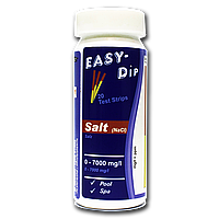 Тест полоски для бассейна Easy-Dip pH/Cl/Br/Alk TSL100 (50 штук)