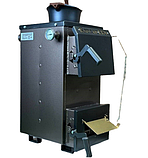 КОТЕЛ НА ТВОРДОМУ ТОПЛИВІ КОРСАР ЕКО З ПЛИТОЮ 10 КВТ СТАЛЬ 5ММ, фото 2