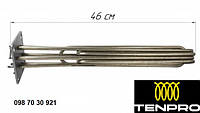 Блок-ТЕН 15,0 кВт 240/380B на стальній пластині 100х100 мм для електричного котла "Титан"