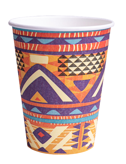 Стакан паперовий "МІХ" 340мл 50шт/уп (кр.d-78)