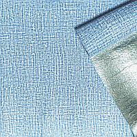 Самоклеючі миючі шпалери 500х2800х2.5 мм Світло-синьо білі