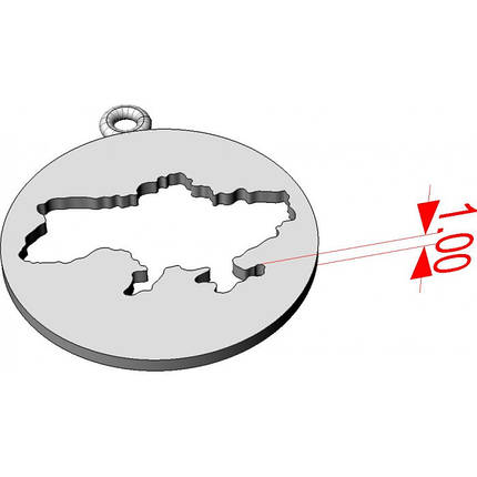 Герб Тризуб з камінням, Кулон Тризуб, Тризубець, Герб України, Україна, кулон, підвіска, амулет, талісман, фото 2