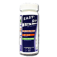 Тест полоски для бассейна Easy-Dip pH/02/ALK TSL200 (50 штук)