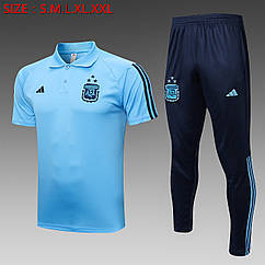 Спортивний костюм чоловічий  футбольний Три Зірки Аргентина Adidas Argentina 2023