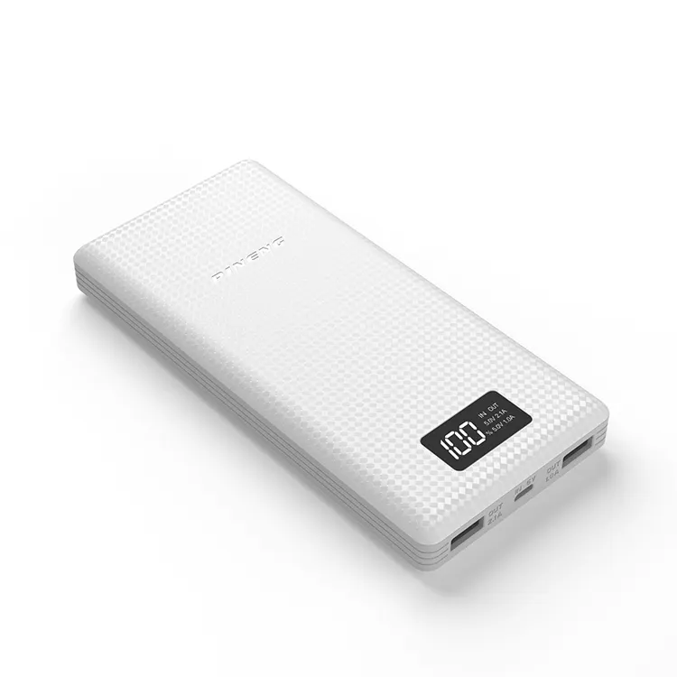 Павербанк Зовнішній акумулятор Pineng PN-969 Power Bank 20000 mAh білий