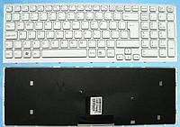Клавіатура для ноутбука SONY (VPC-EB series) EN біла БУ