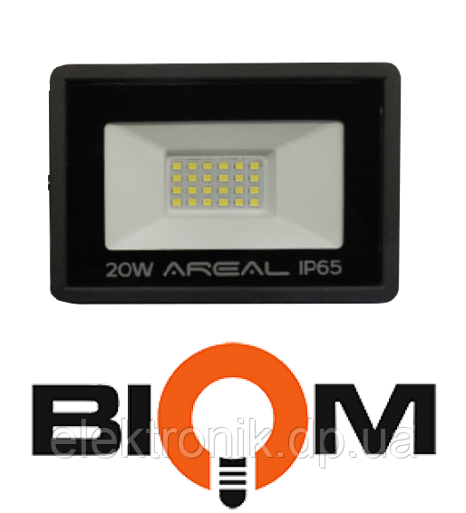 Світлодіодний прожектор AREAL 20W PR-20 6200 K 220 V IP65