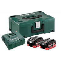 Базовый комплект Metabo LiHD 2x8.0 Ач + 1x ASC Ultra + MetaLoc (685131000)