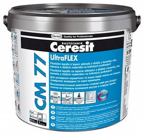 CM 77 UltraFLEX   Ceresit  Силан-модифікований клей 8 кг.Термін реалізації минув.Стан відмінний.