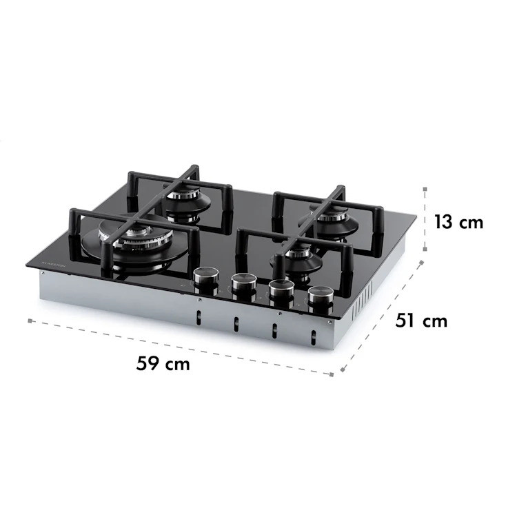Газова плита 4 комфорки Klarstein Illuminosa 4, Німеччина