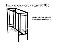 Каркас барного столу БС006025х25