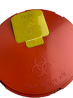 Контейнер для збору медичних відходів 8л, Контейнер для медвідходів пластиковий, ємність 8л, фото 9