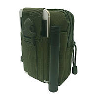 Тактическая сумка поясная Molle для аптечки (Green)